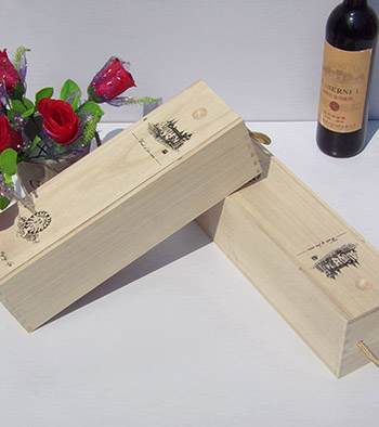 红酒盒单支红酒木盒子木制礼盒葡萄酒木箱包装盒子定制葡萄酒礼盒